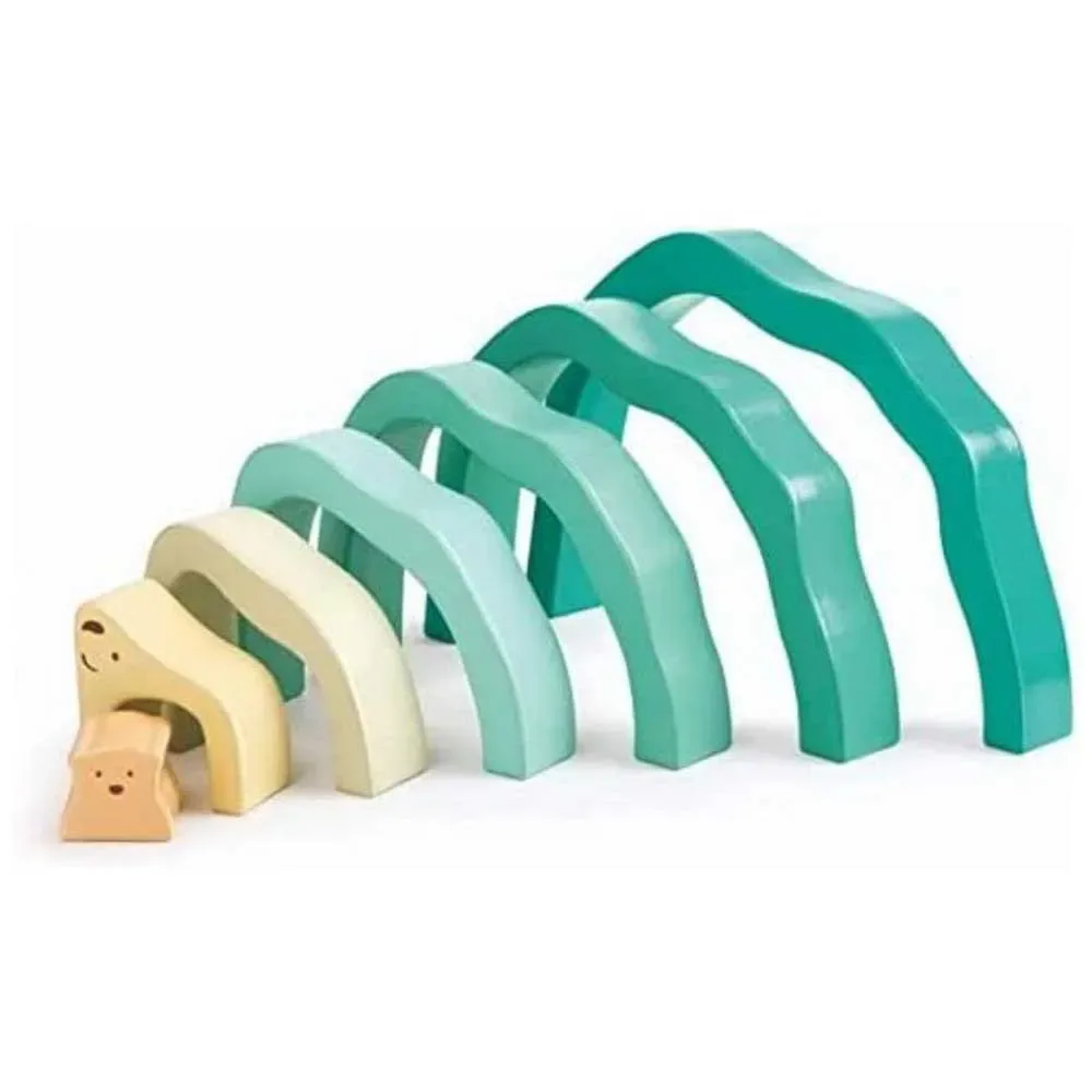 Ours Polaire Arctique Empilant Des Blocs de Hape – photo du produit