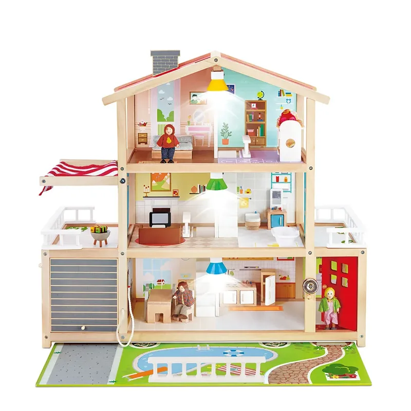 Poppenvilla van Hape – productfoto