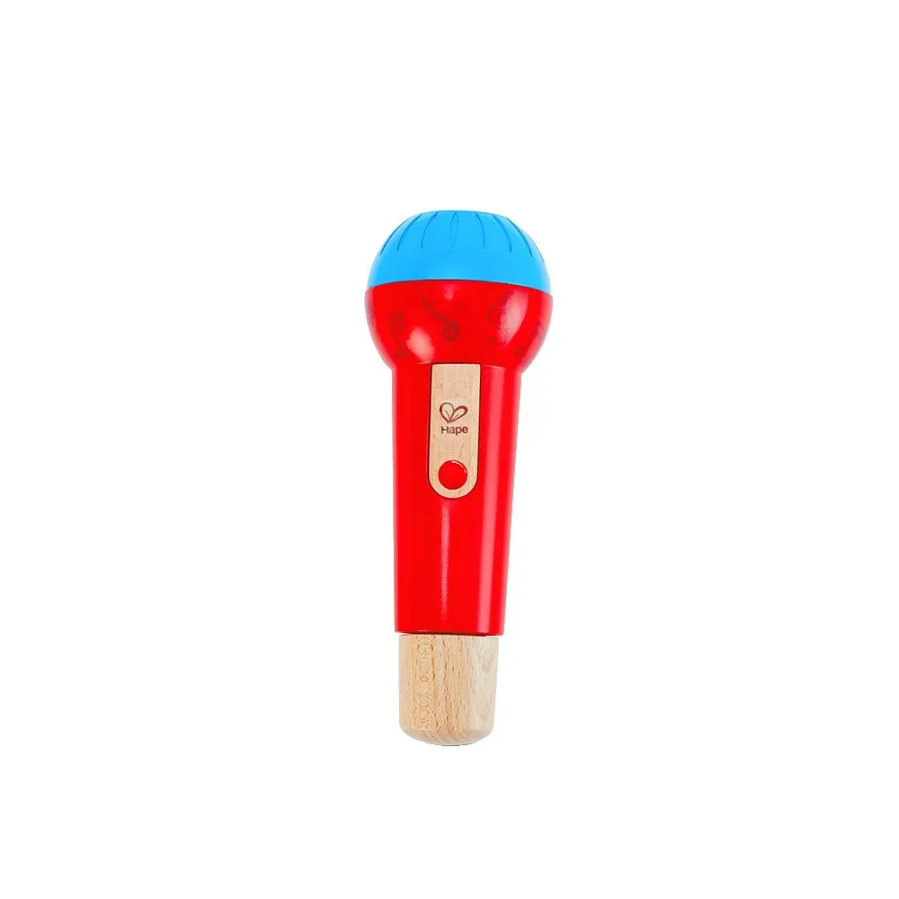 Prodigious Echo Houten Microfoon Met Ritmes En Geluiden 8x21.8x8 Cm by Hape – product photo