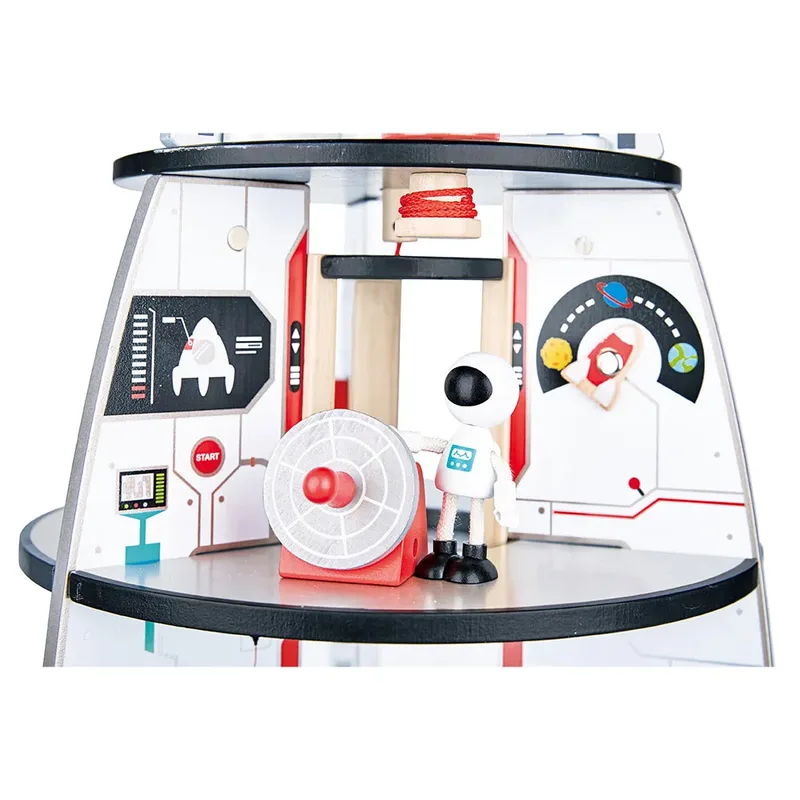Raket Ruimteschip met 4 Etages van Hape in Meerkleurig – productfoto 3 van 6