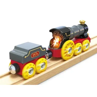 Retro Steam Lights & Sounds Trein de Hape – photo du produit 3 sur 3
