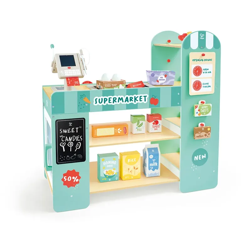 Slimme & Houten Supermarkt van Hape – productfoto