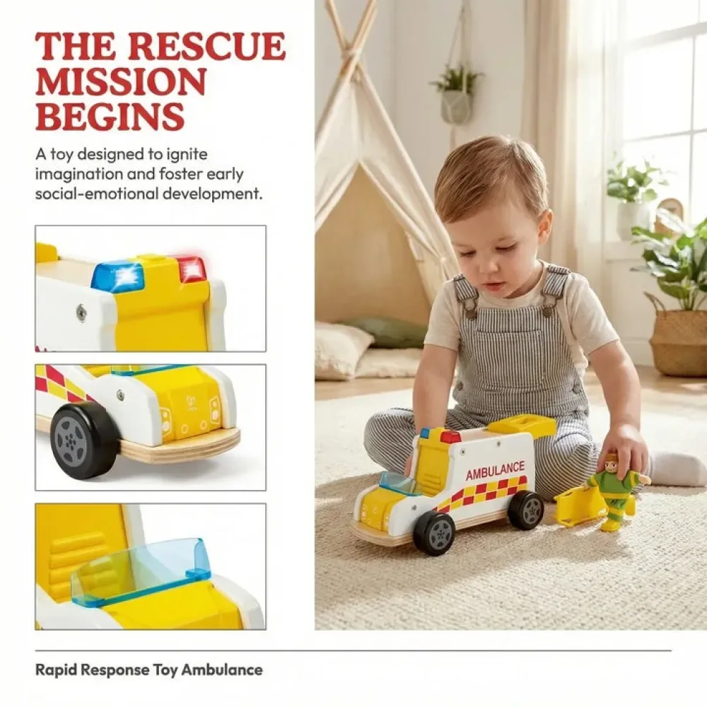 Notfallrettungswagen von Hape – Produktfoto 4 von 6