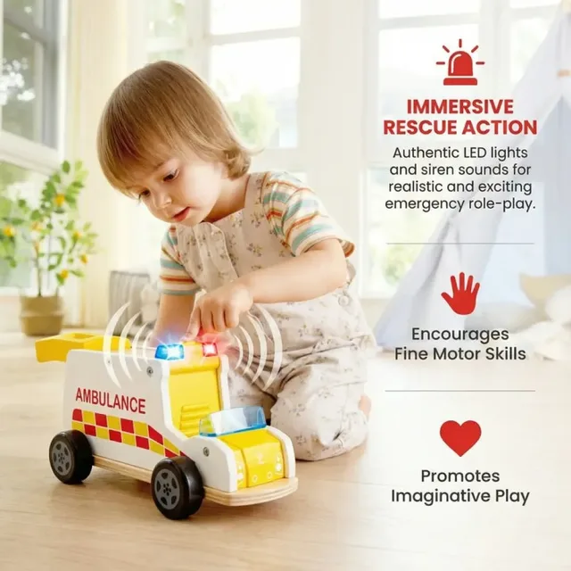 Notfallrettungswagen von Hape – Produktfoto 3 von 6