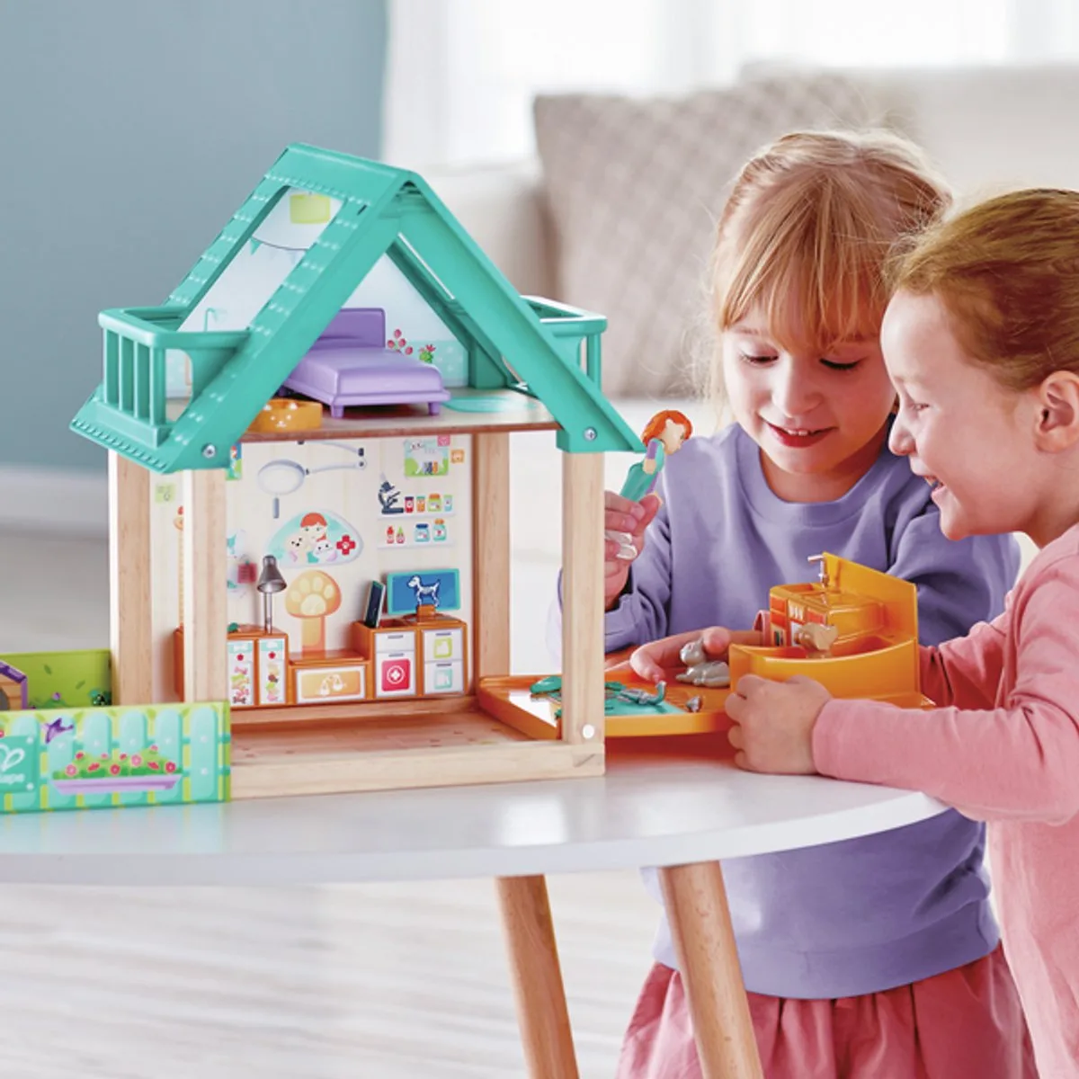 Tierarzt-Set van Hape in Meerkleurig – productfoto