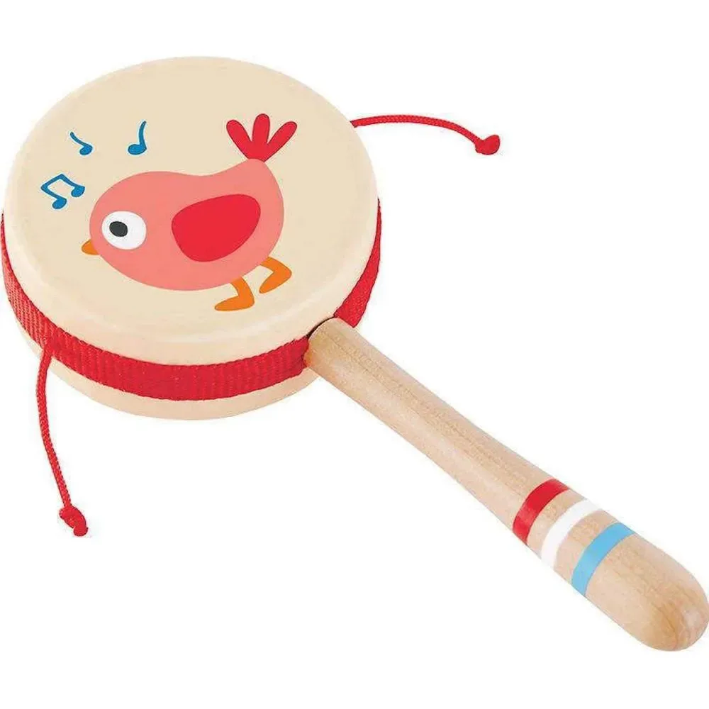 Trommelvormige Rammelaar Met Tjilpende Vogel de Hape – photo du produit