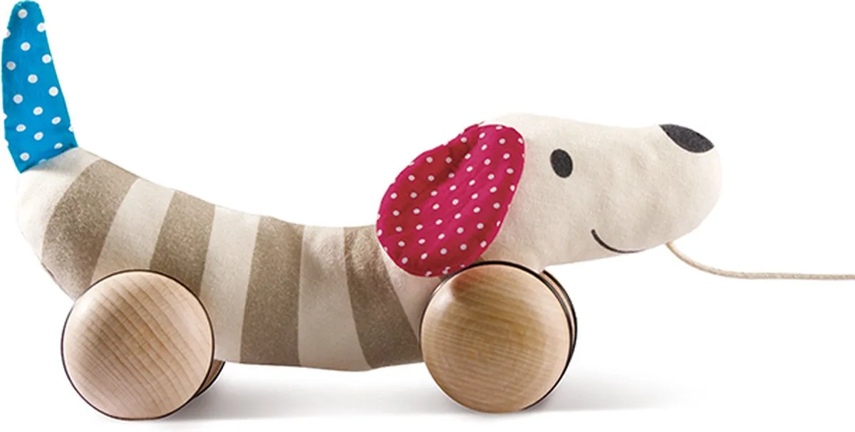 Zachte trekdier hond by Hape in Purple – product photo