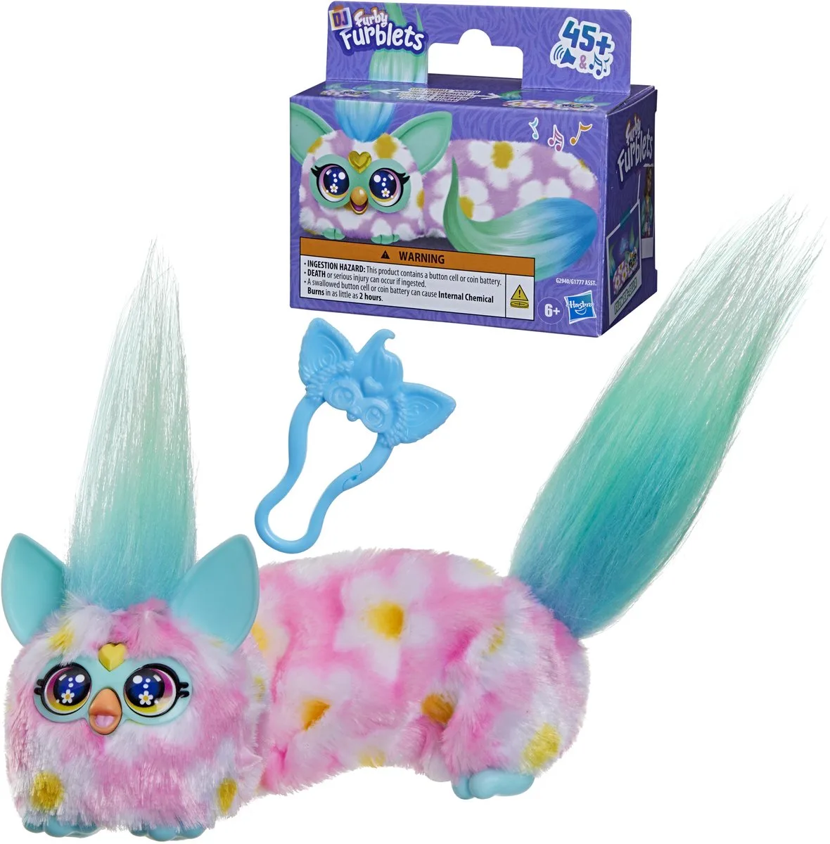 Furby DJ Furblets Flower-Ella von Hasbro in Weiß – Produktfoto