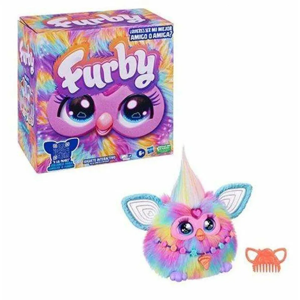 Furby Dj Regenbogen-plüschtier von Hasbro – Produktfoto