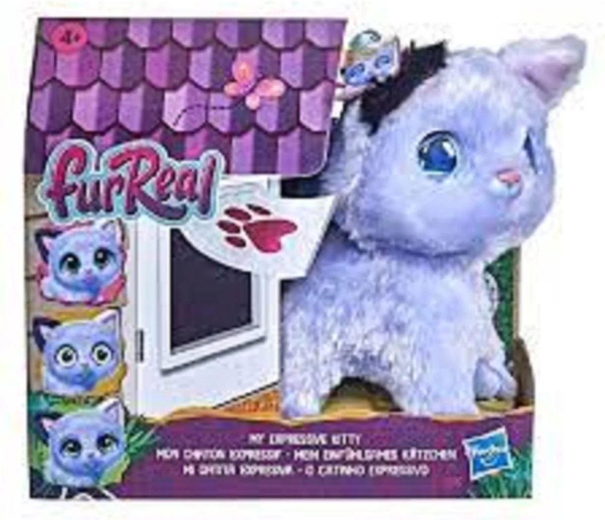 FurReal My Expressive Kitty Cat Plush Toy Hasbro 2022 från Hasbro i Flerfärgad – produktbild