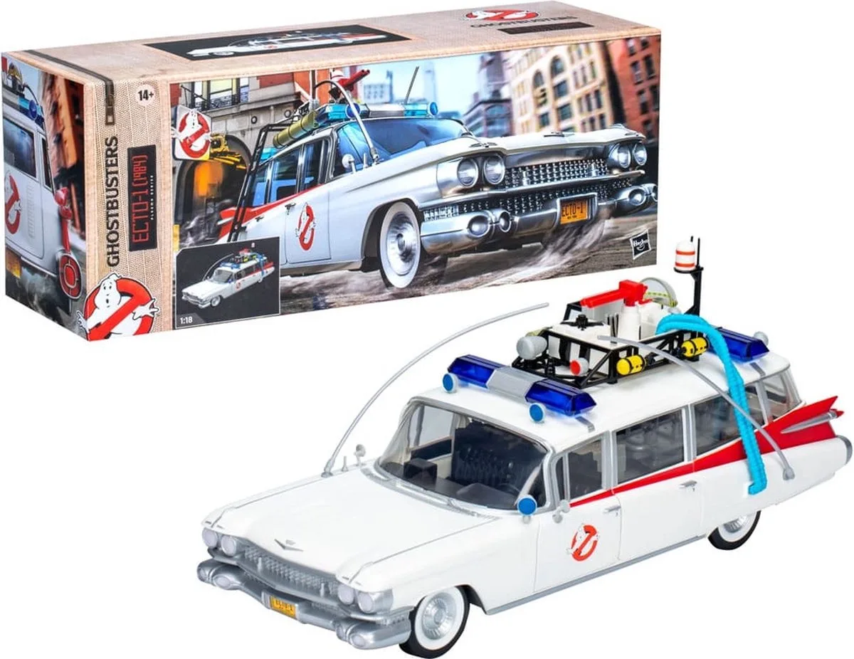 Ghostbusters Plasma Series Vehicle 1/18 Ecto-1 (1984) van Hasbro in Meerkleurig – productfoto