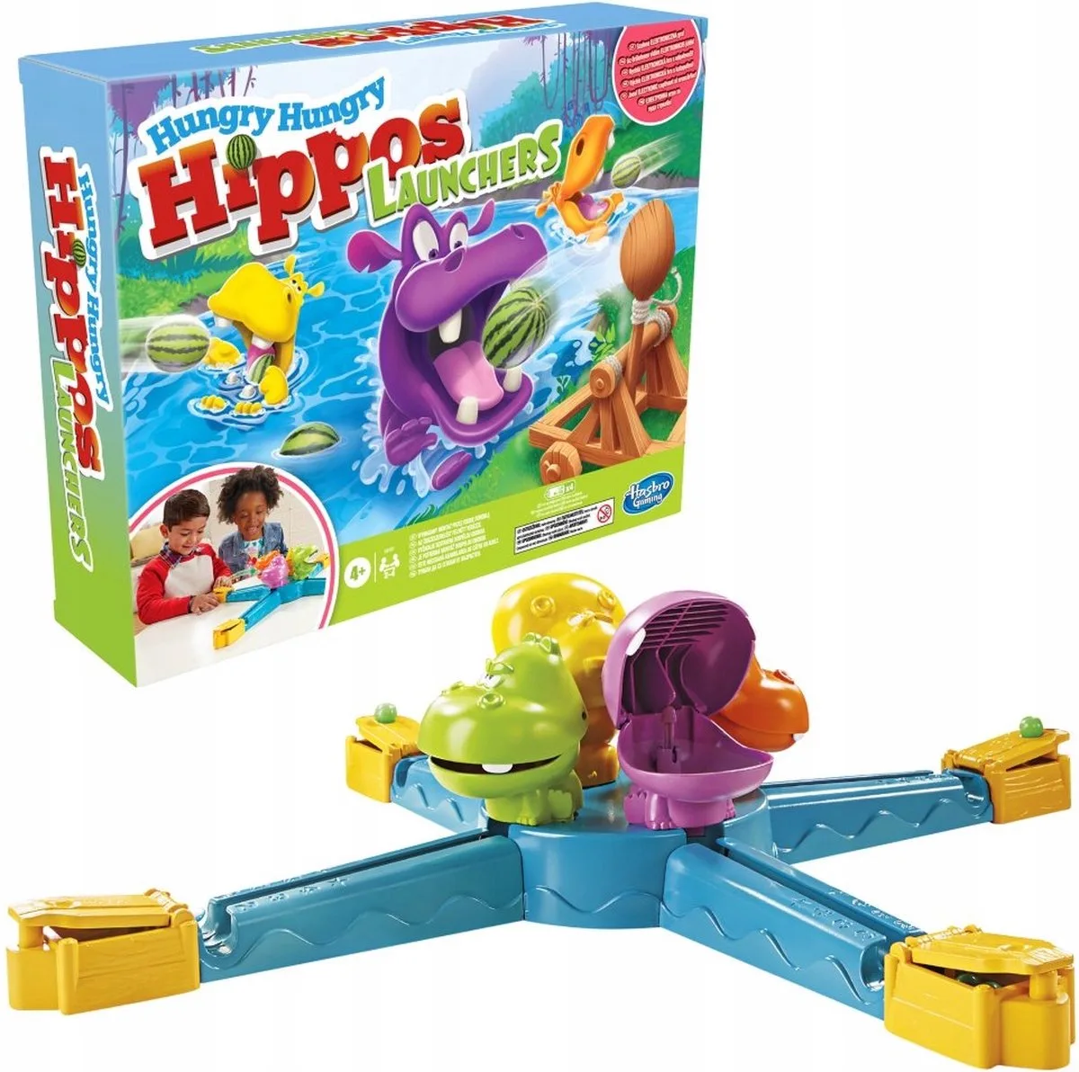 Hongerig arcadespel Hungry Hippos Launchers Hasbro arcadespel de Hasbro en Multicolore – photo du produit