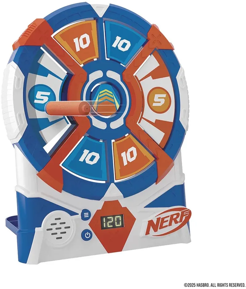 Nerf - Bullseye Electronic Target - Responsieve geluidseffecten de Hasbro en Multicolore – photo du produit