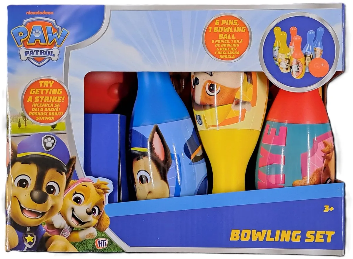 Paw Patrol Bowlingset 7-delig von Hasbro in Mehrfarbig – Produktfoto