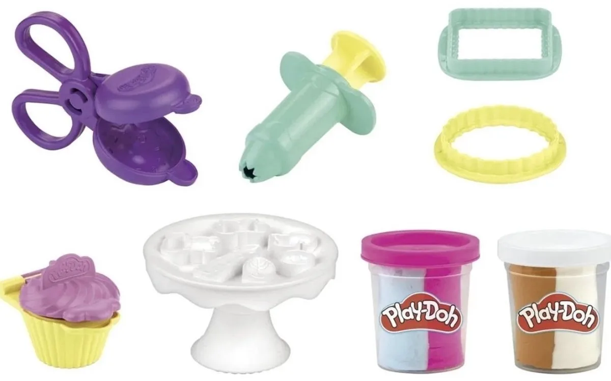 Play-Doh kitchen creations - Cupcakes & Koekjes - Kleien - Boetseren van Hasbro in Mix – productfoto