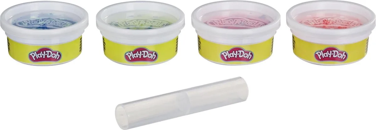 Play-Doh Kleur Explosie 4-Pack van Hasbro in Rood – productfoto