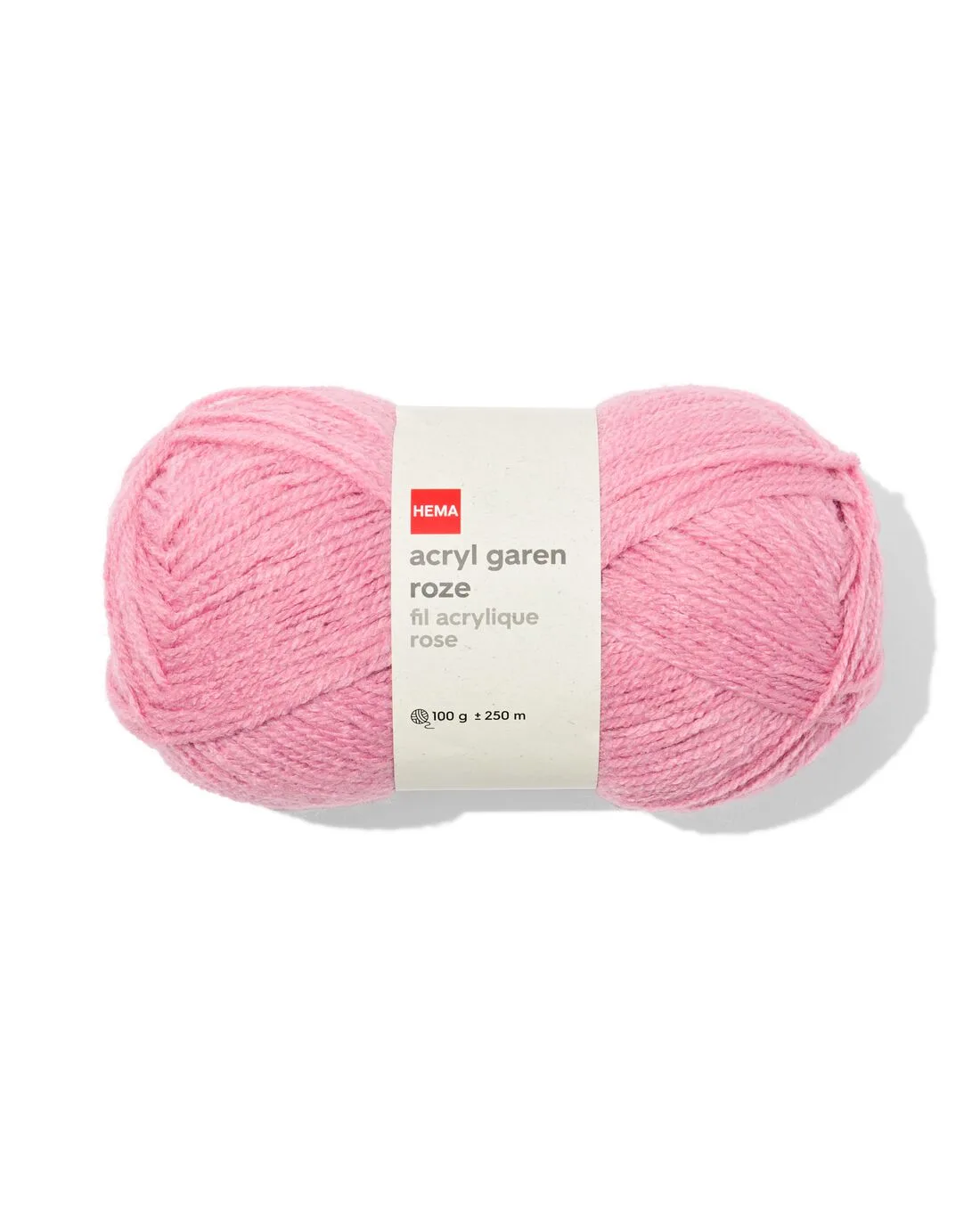 Acryl garen 100g 250m roze von HEMA – Produktfoto