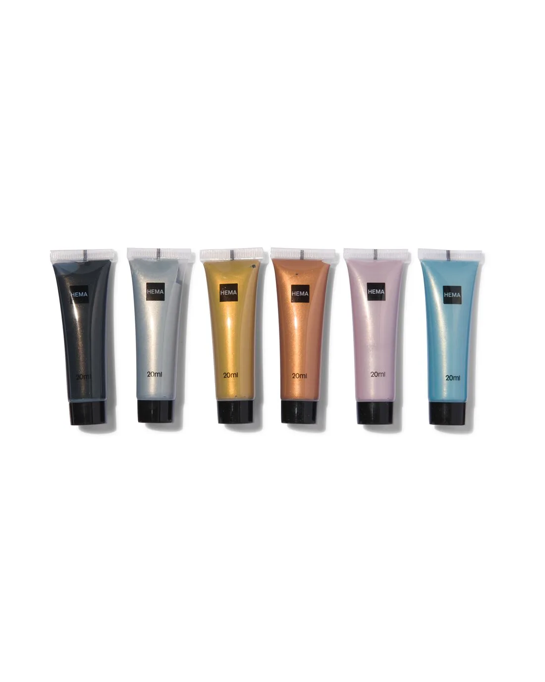 Acrylverf metallic 6x20ml by HEMA – product photo