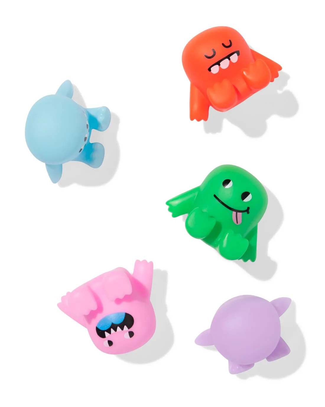 Badmonsters 5 stuks från HEMA – produktbild