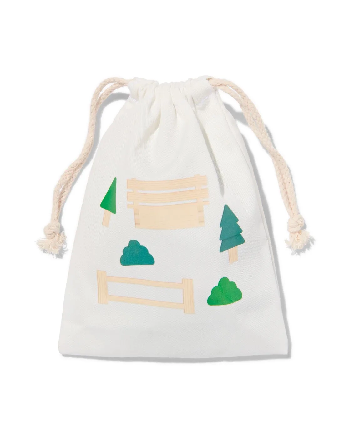 Bomenset hout - 10 stuks by HEMA – product photo