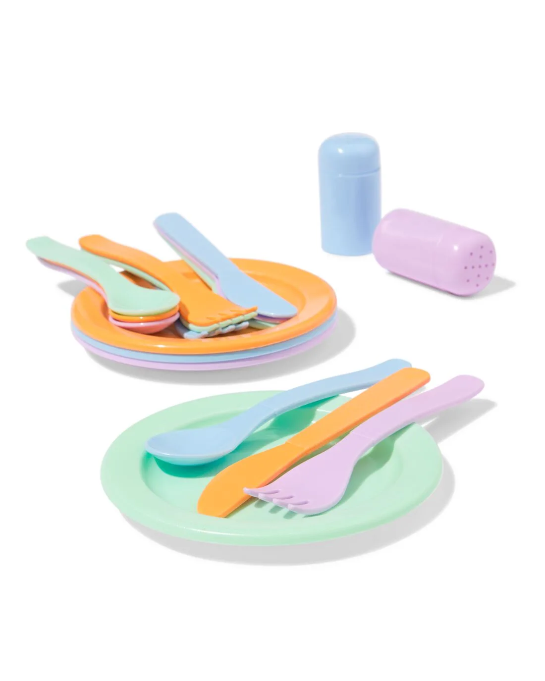 Bordjes en vorkjes bio plastic fra HEMA – produktbillede