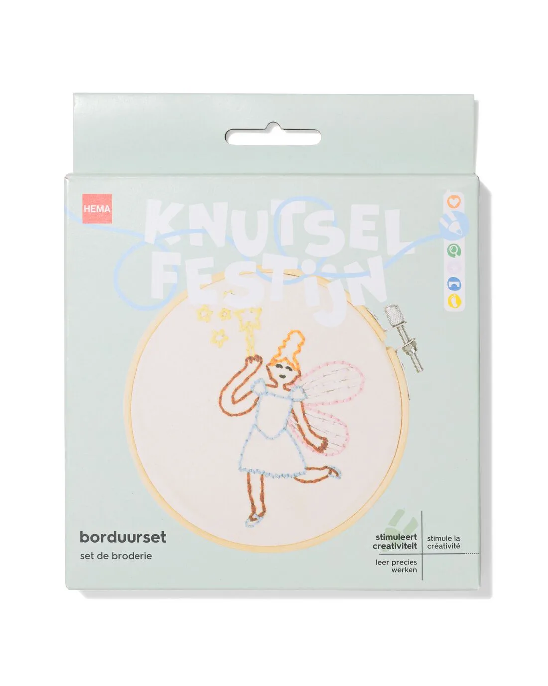 Borduurset 13x13cm fee by HEMA – product photo