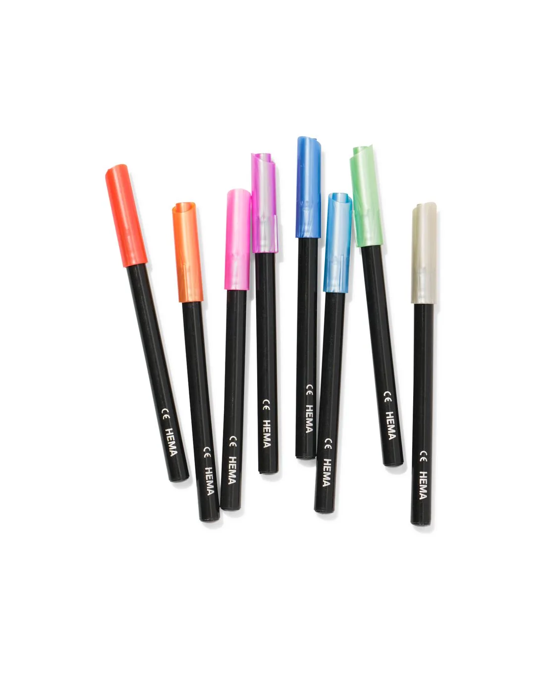 Brushstiften metallic - 8 stuks de HEMA – photo du produit