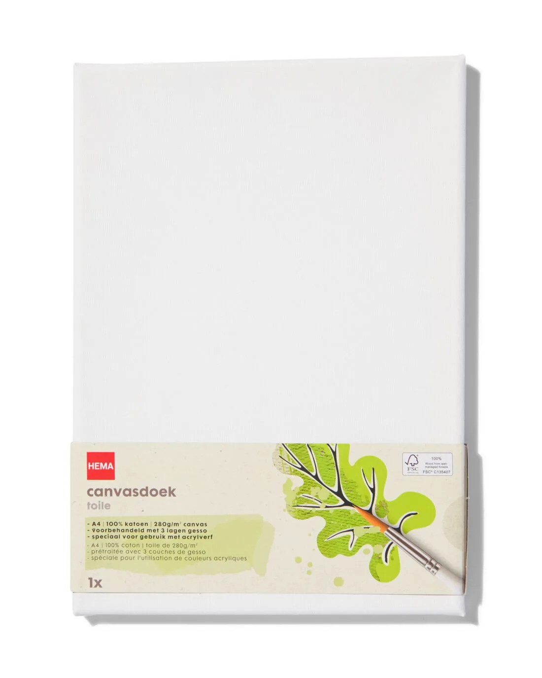 Canvasdoek 280gsm A4 by HEMA – product photo