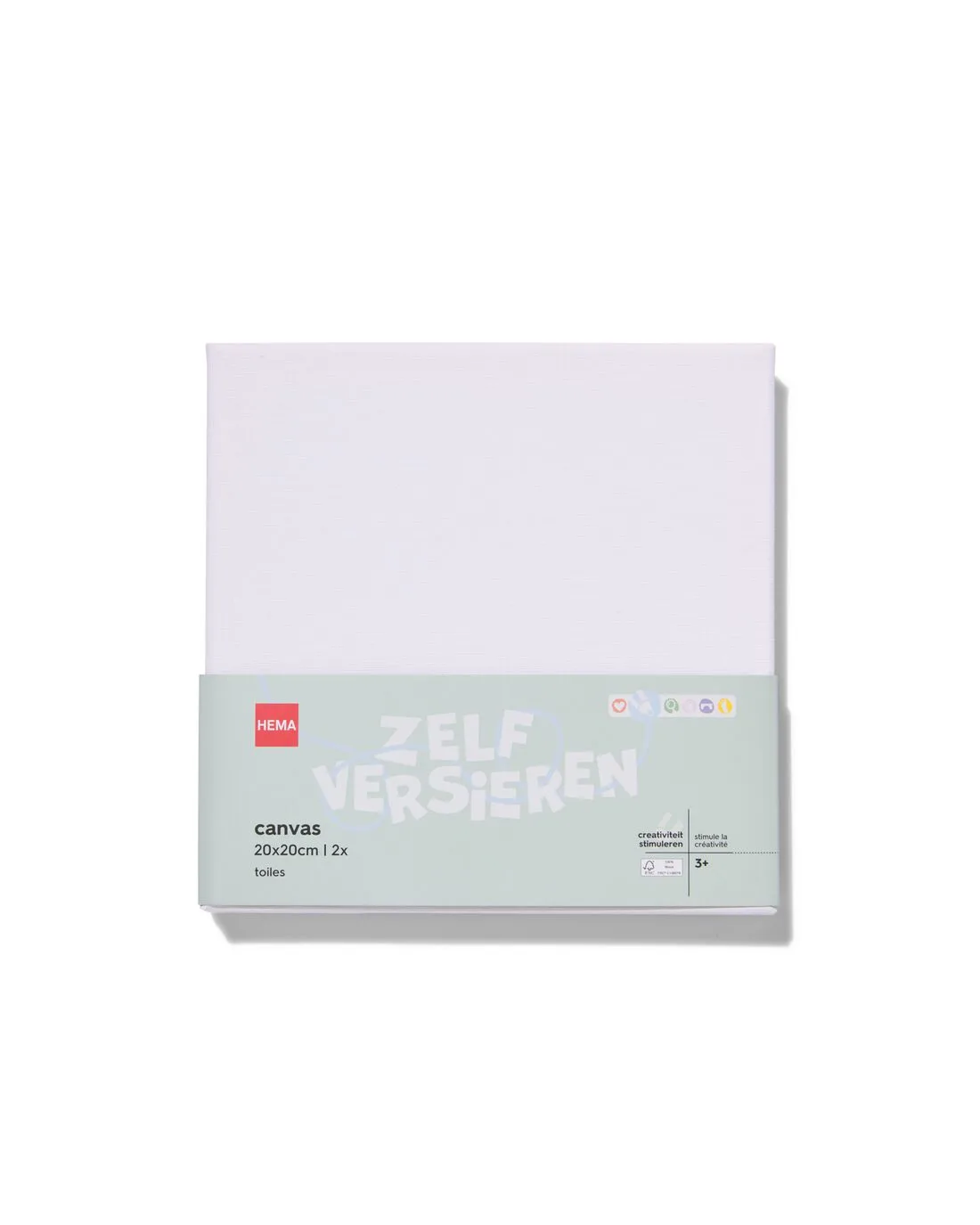 Canvasdoeken 20x20 - 2 stuks by HEMA – product photo