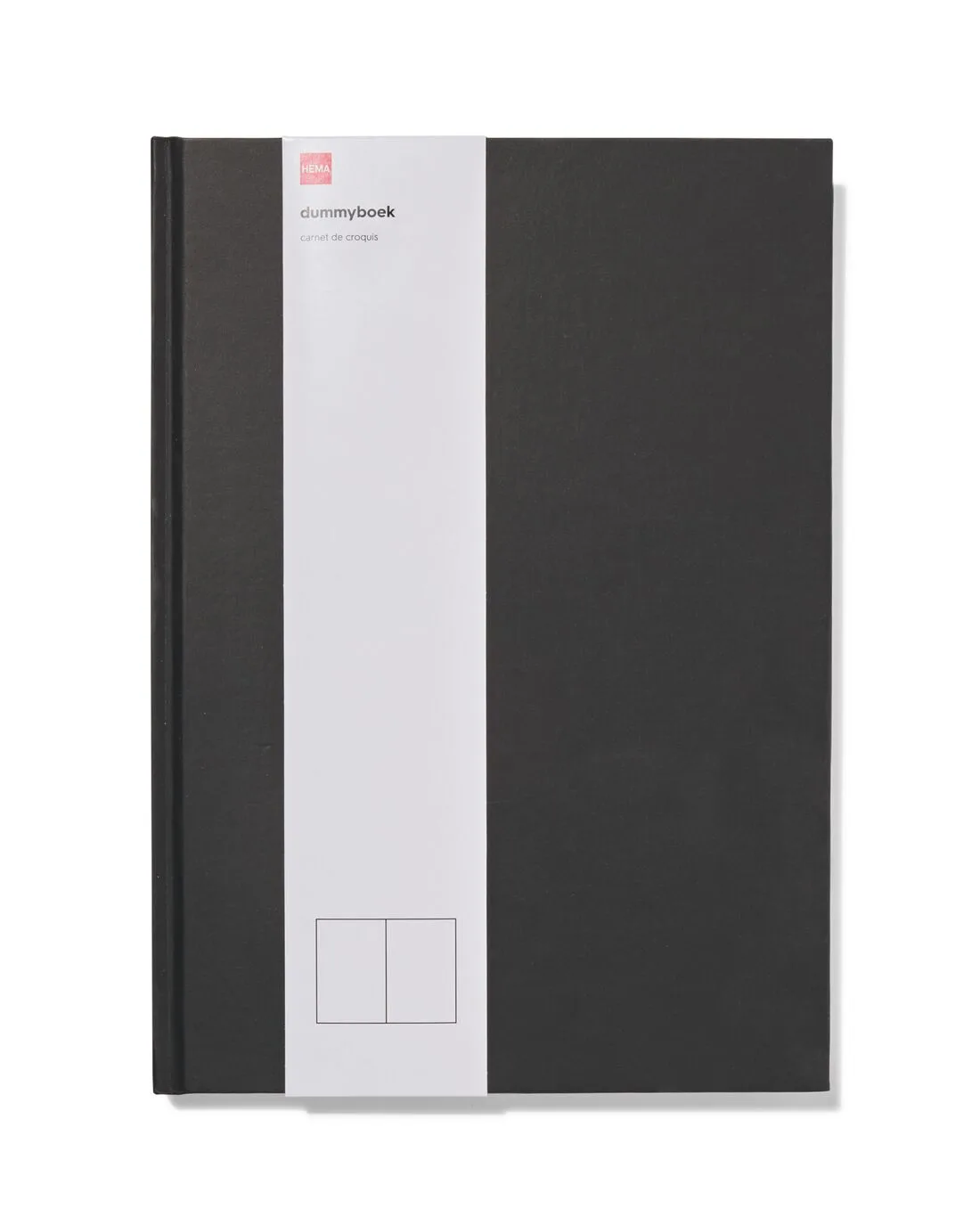 Dummyboek A4 zwart (zwart) by HEMA – product photo