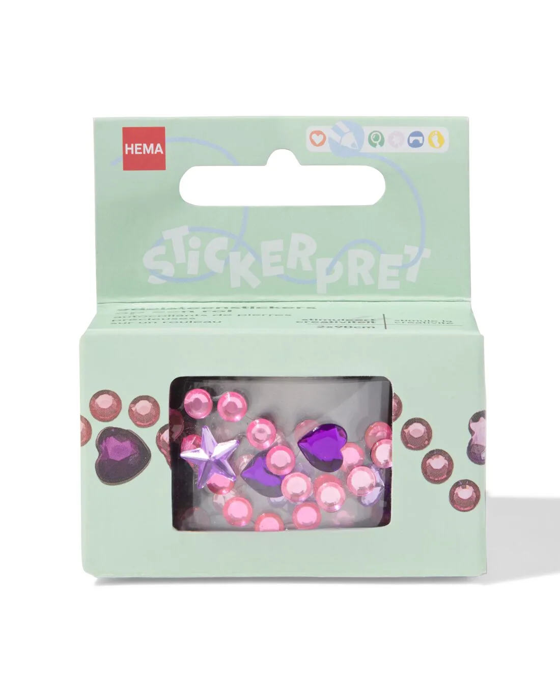 Edelsteenstickers op rol 90cm - 2 stuks von HEMA – Produktfoto