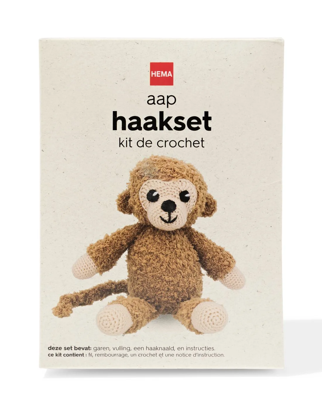 Haakset aap van HEMA – productfoto