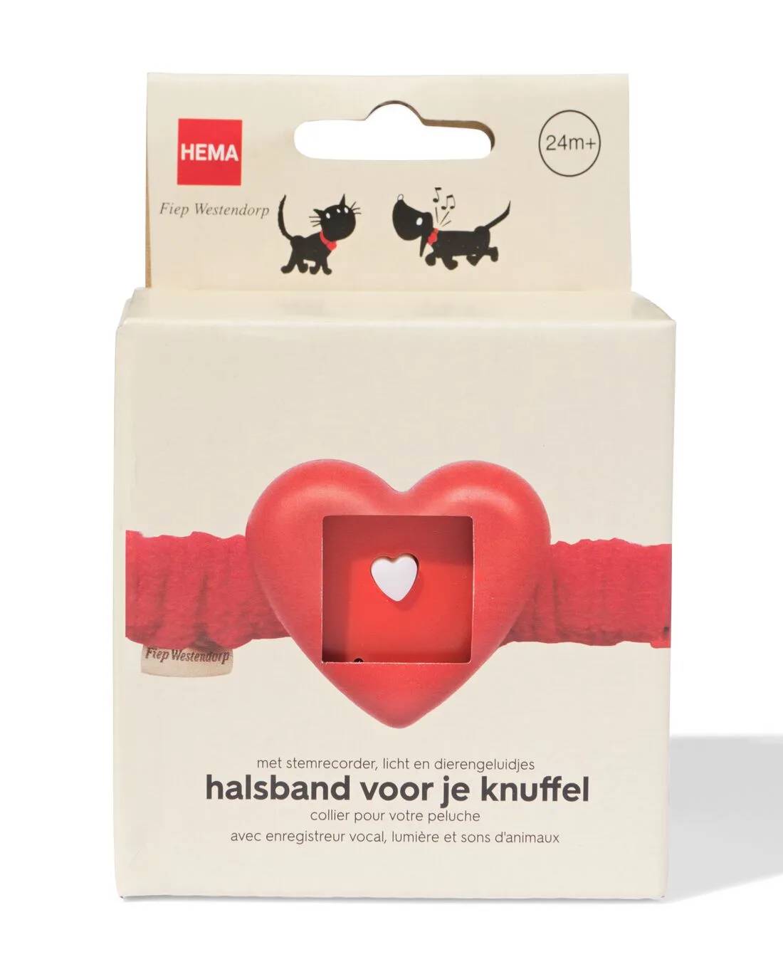 Halsband voor knuffel Takkie en Siepie met stemrecorder by HEMA – product photo