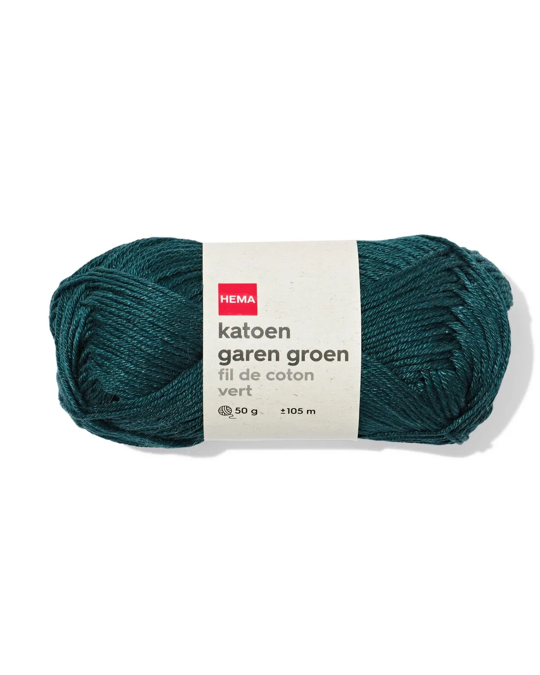 Katoen garen 50g 105m groen von HEMA – Produktfoto