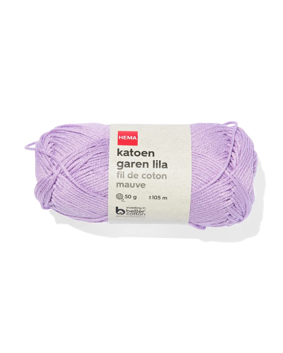 Katoen garen 50g 105m lila von HEMA – Produktfoto