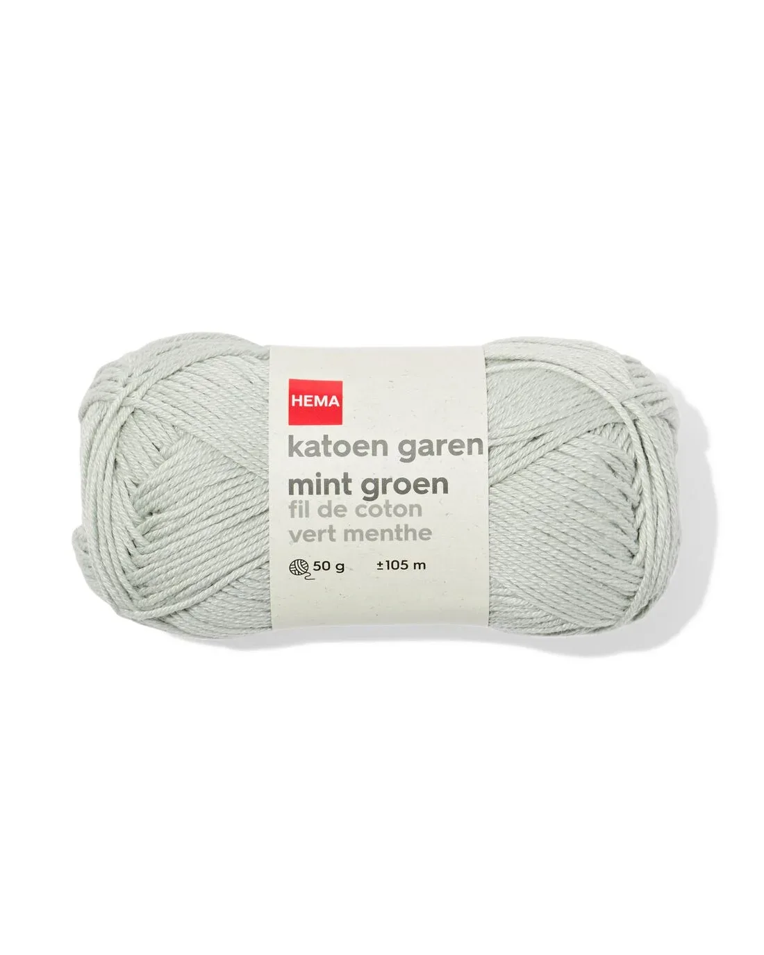 Katoen garen 50g 105m mintgroen från HEMA – produktbild