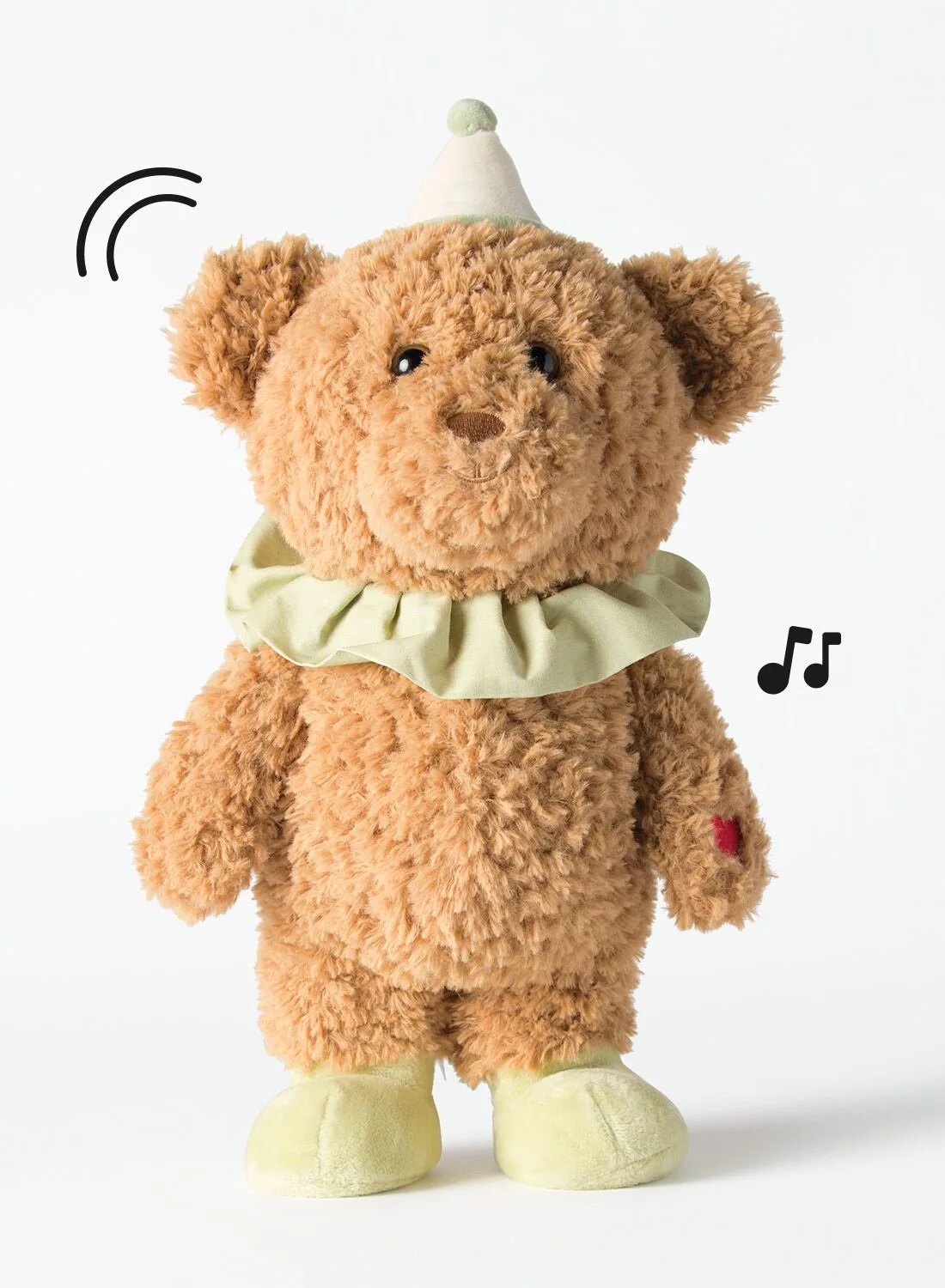 Knuffel 26x12x21cm dansende beer van HEMA – productfoto