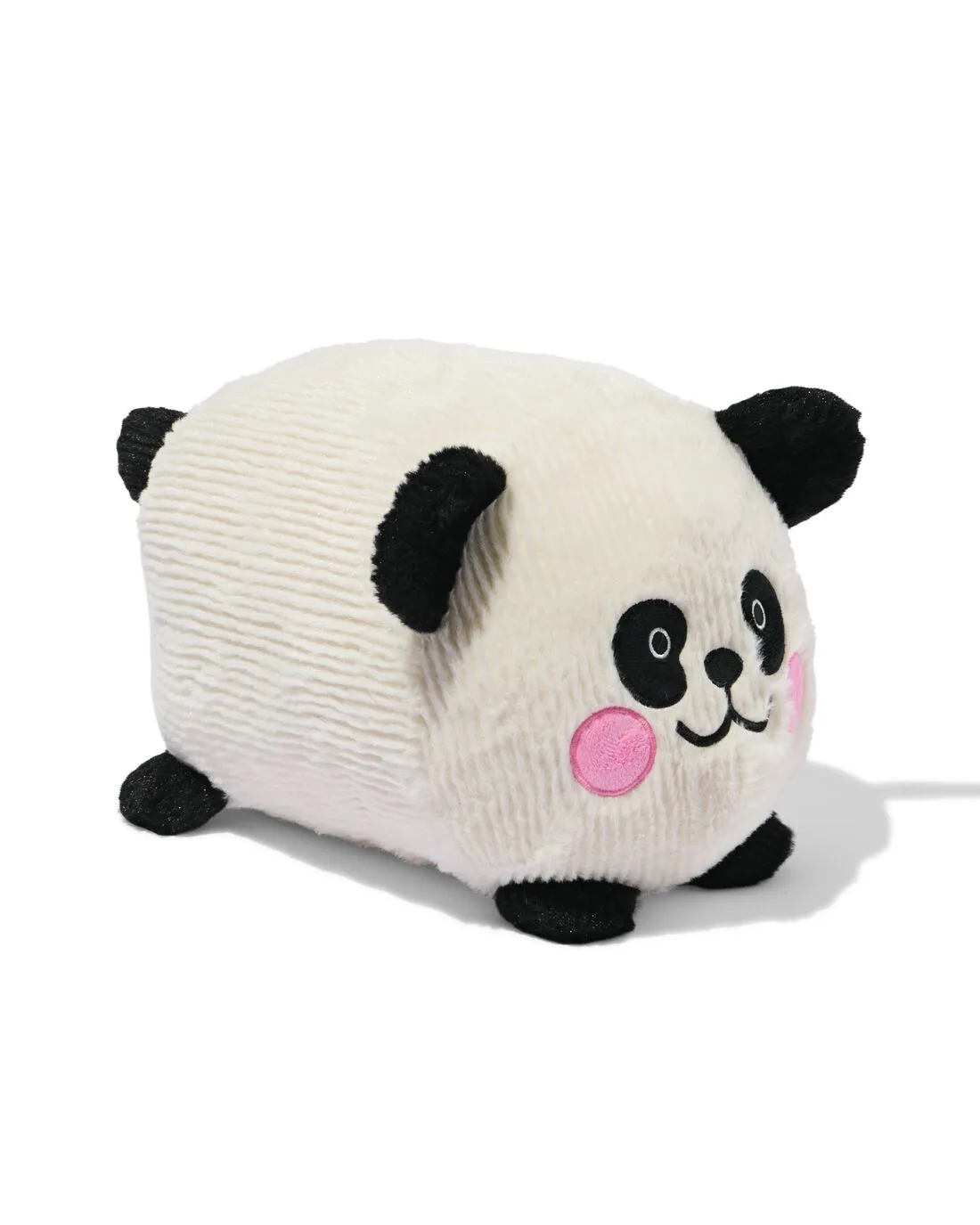 Knuffel 30cm panda ribbelstructuur van HEMA – productfoto