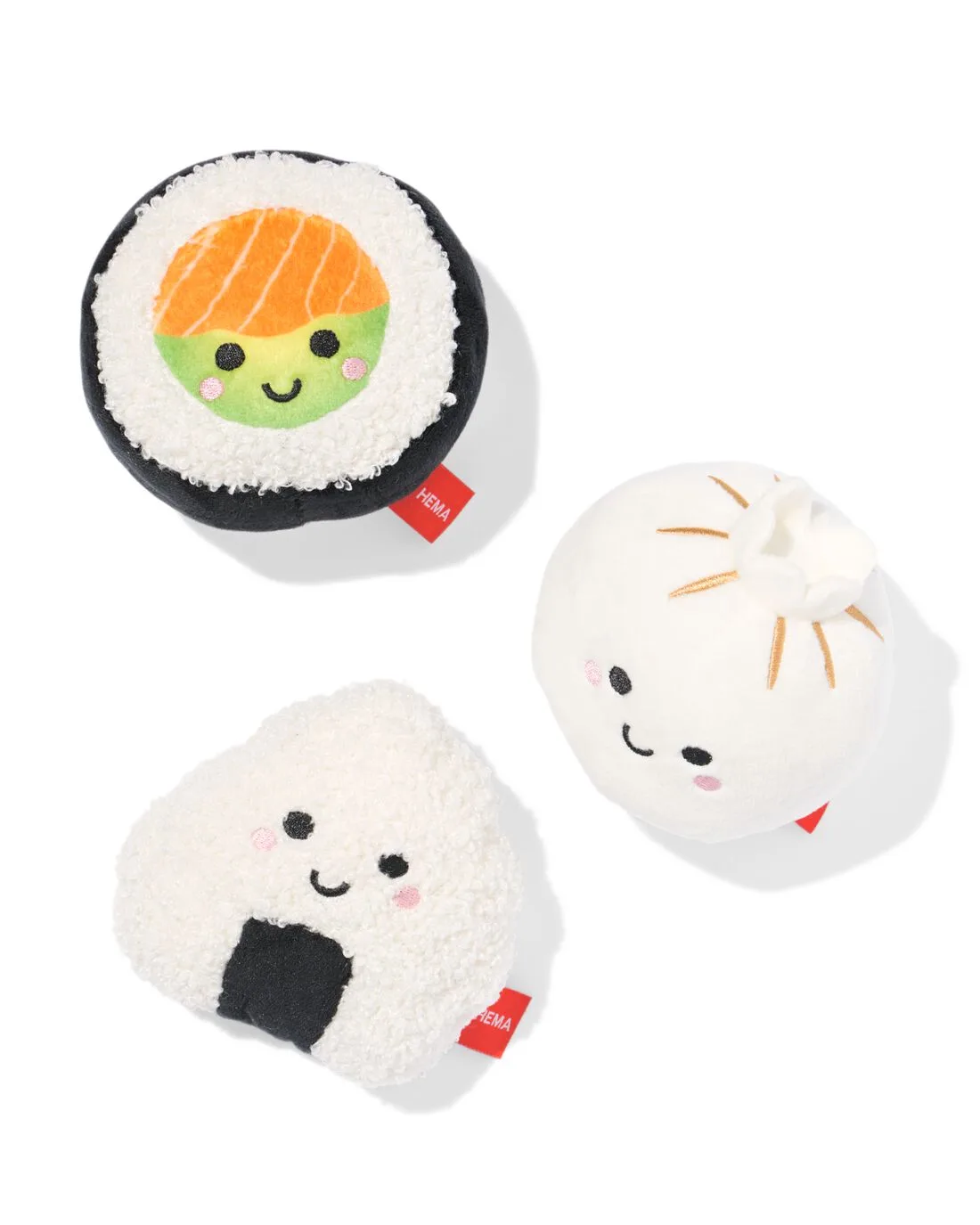 Knuffel 9x3.5x6.5cm sushi (multicolor) van HEMA – productfoto