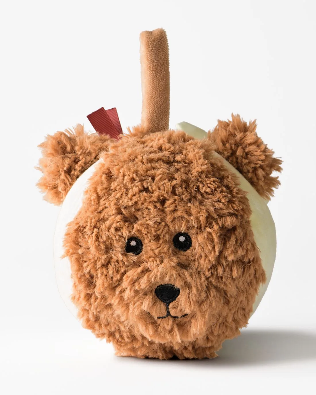 Knuffelbal rammelaar 14x14x14cm beer van HEMA – productfoto