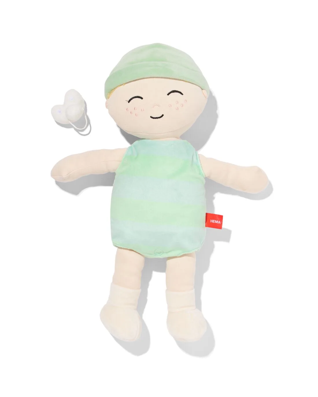 Knuffelpop groen van HEMA – productfoto