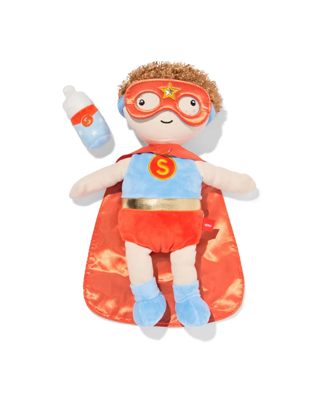 Knuffelpop superheld 43cm van HEMA – productfoto