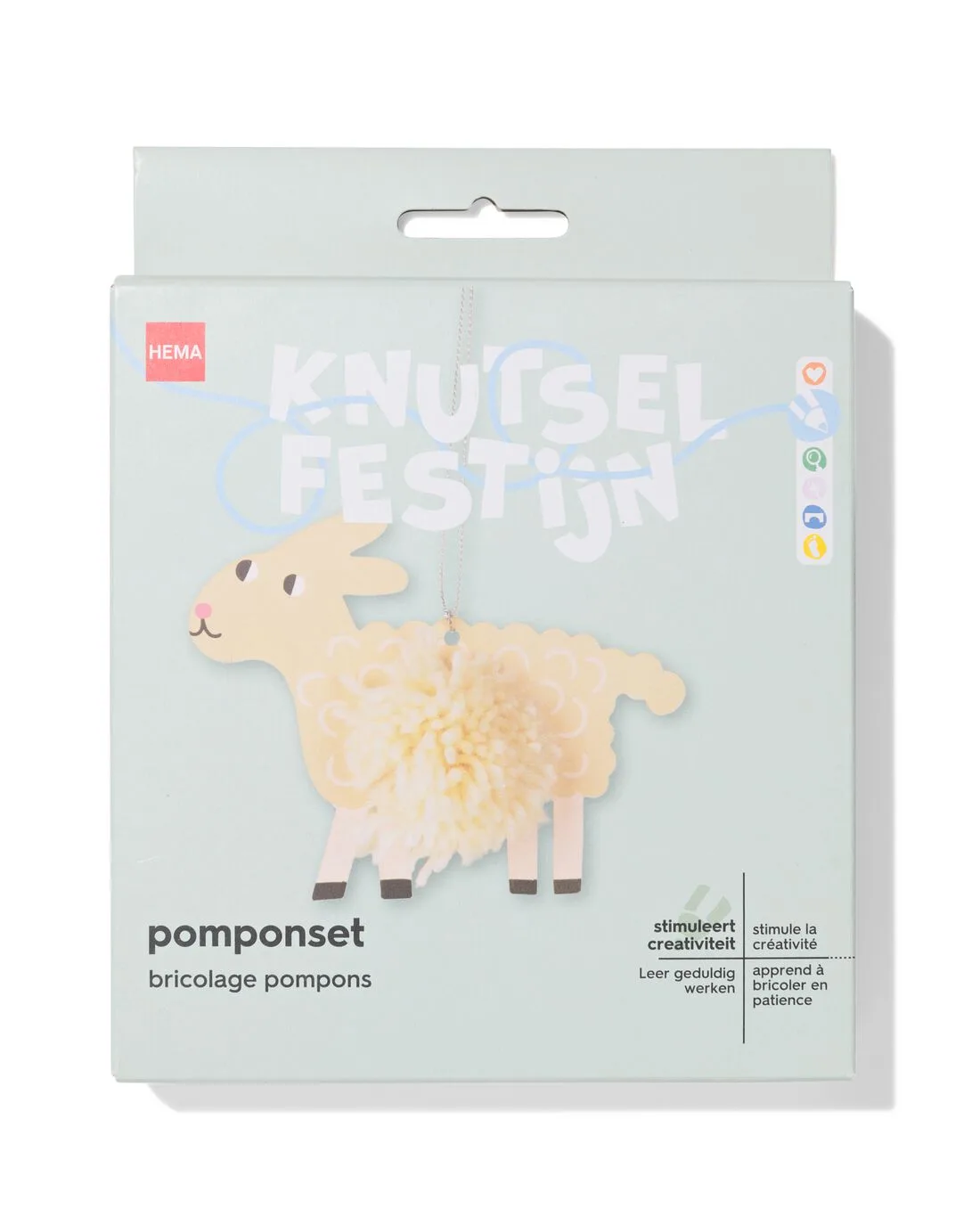 Knutselpakket pompomset schaap von HEMA – Produktfoto