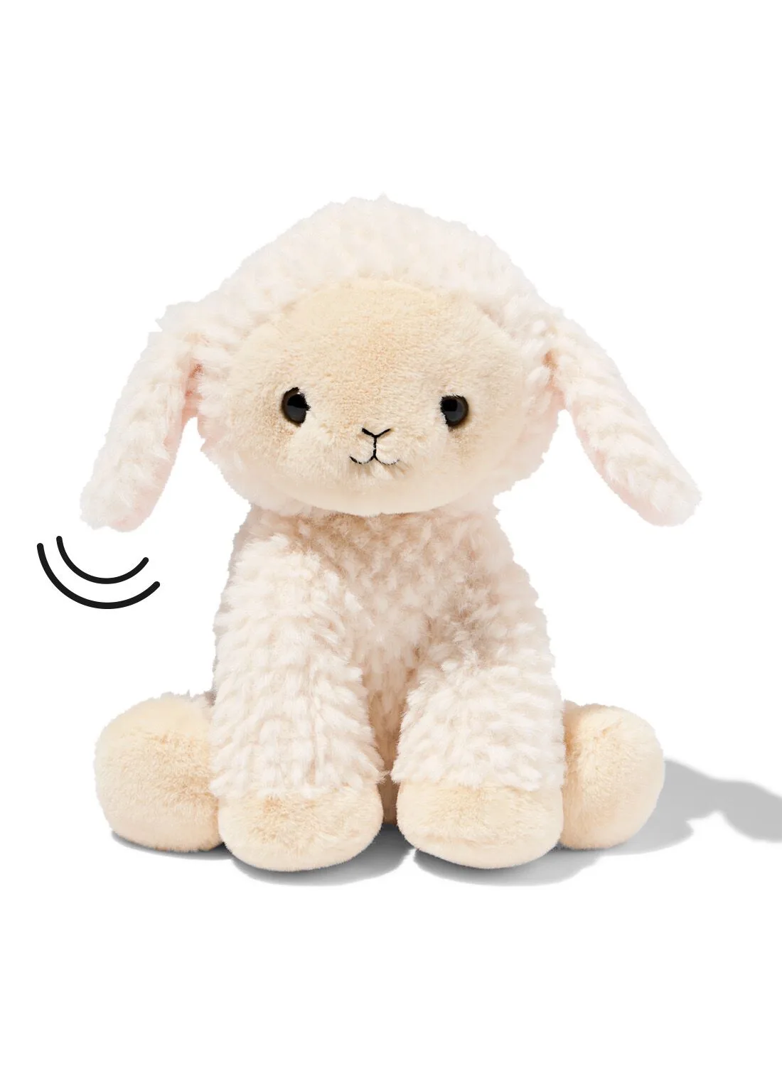 Lichtgevende knuffel lammetje 22cm by HEMA – product photo