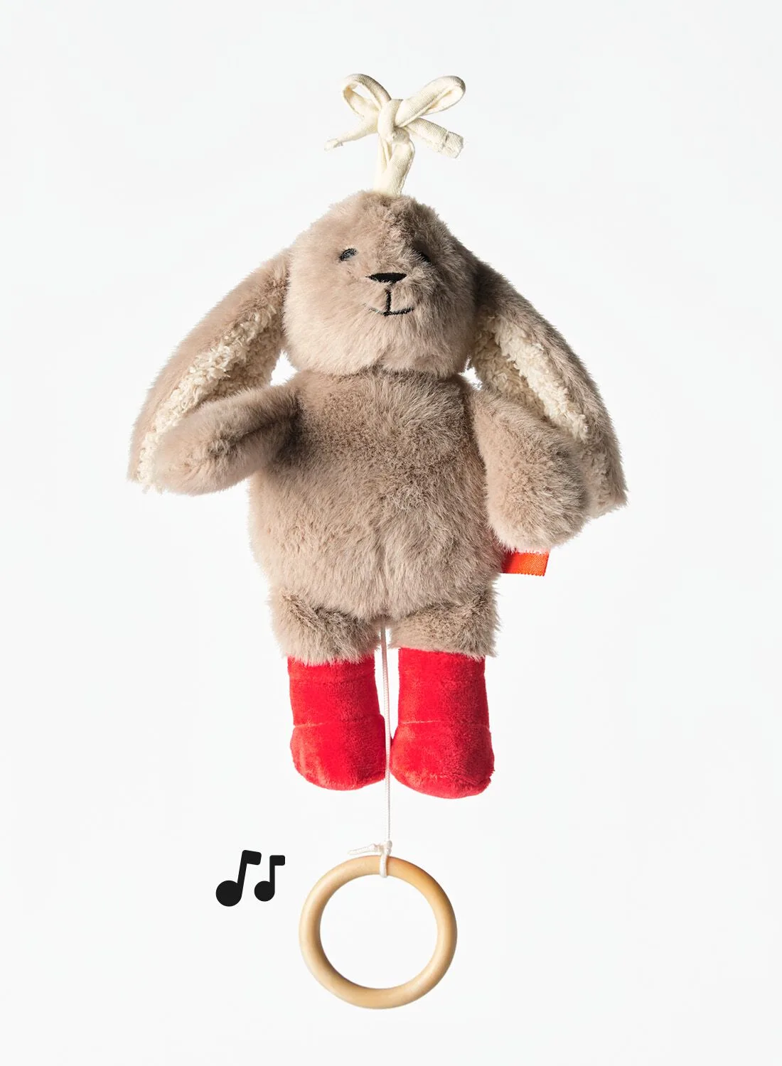 Muziekknuffel 14x10x23cm konijn de HEMA – photo du produit