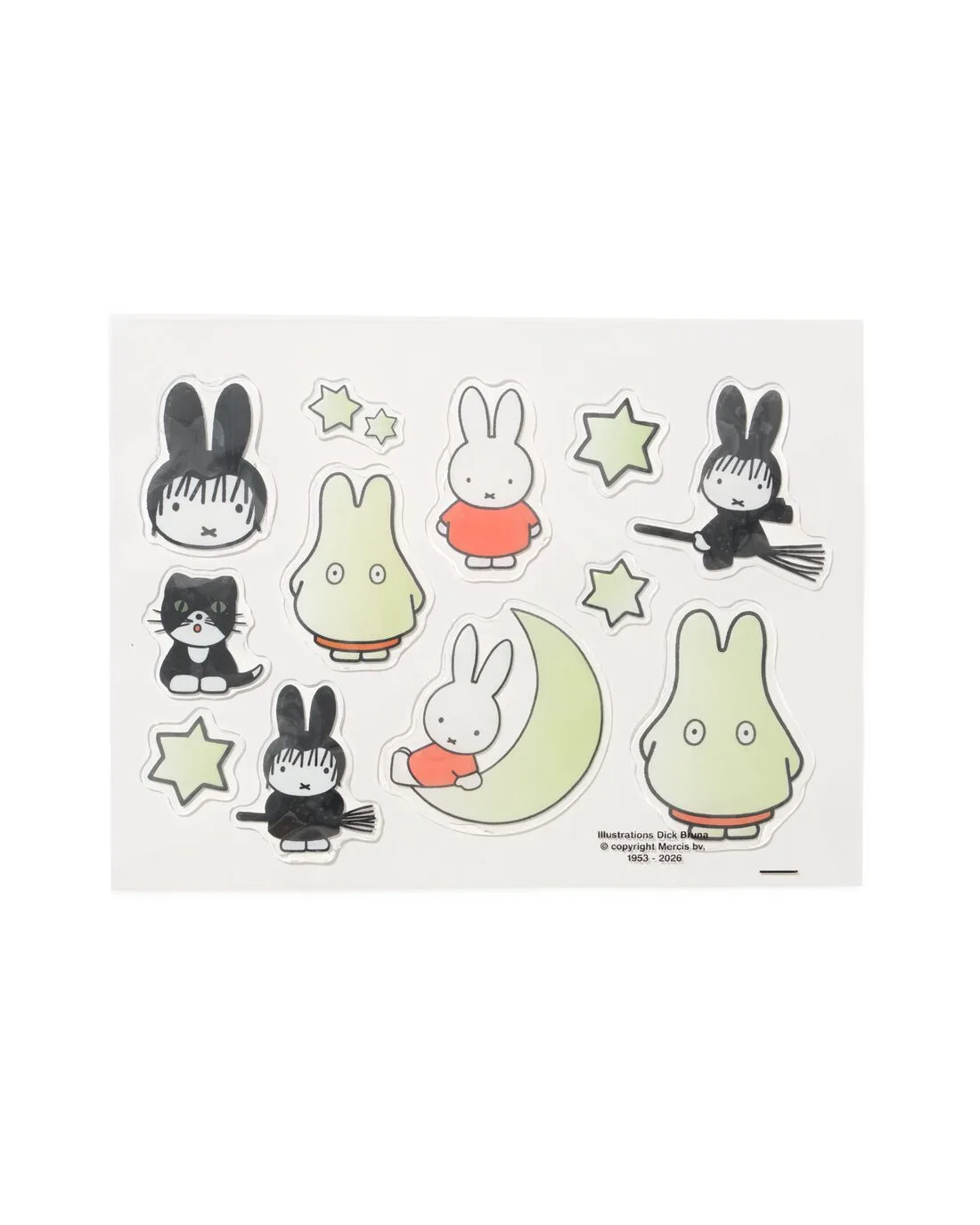 Nijntje raamstickers 30x27.5cm Halloween glow in the dark von HEMA – Produktfoto