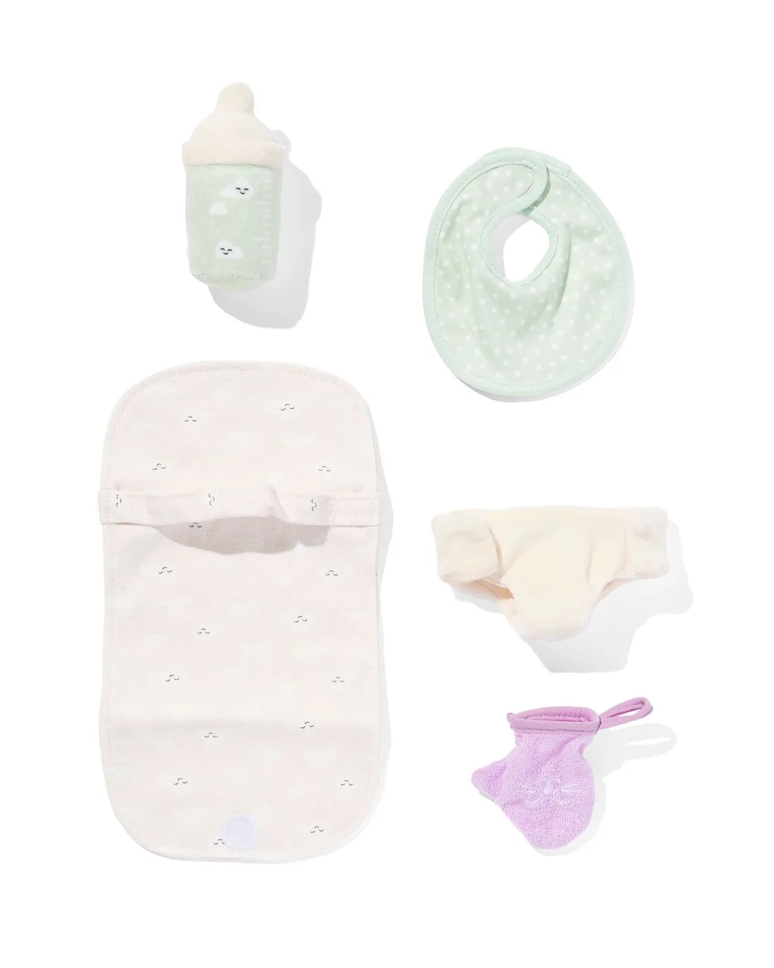Poppen accessoiresset van HEMA – productfoto