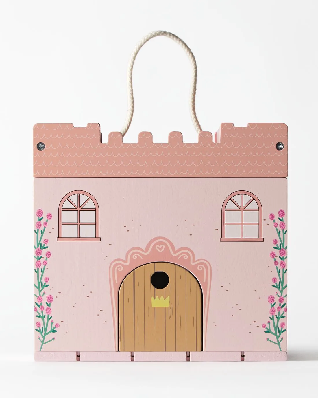 Poppenhuis kasteel 23.5x22cm hout von HEMA – Produktfoto