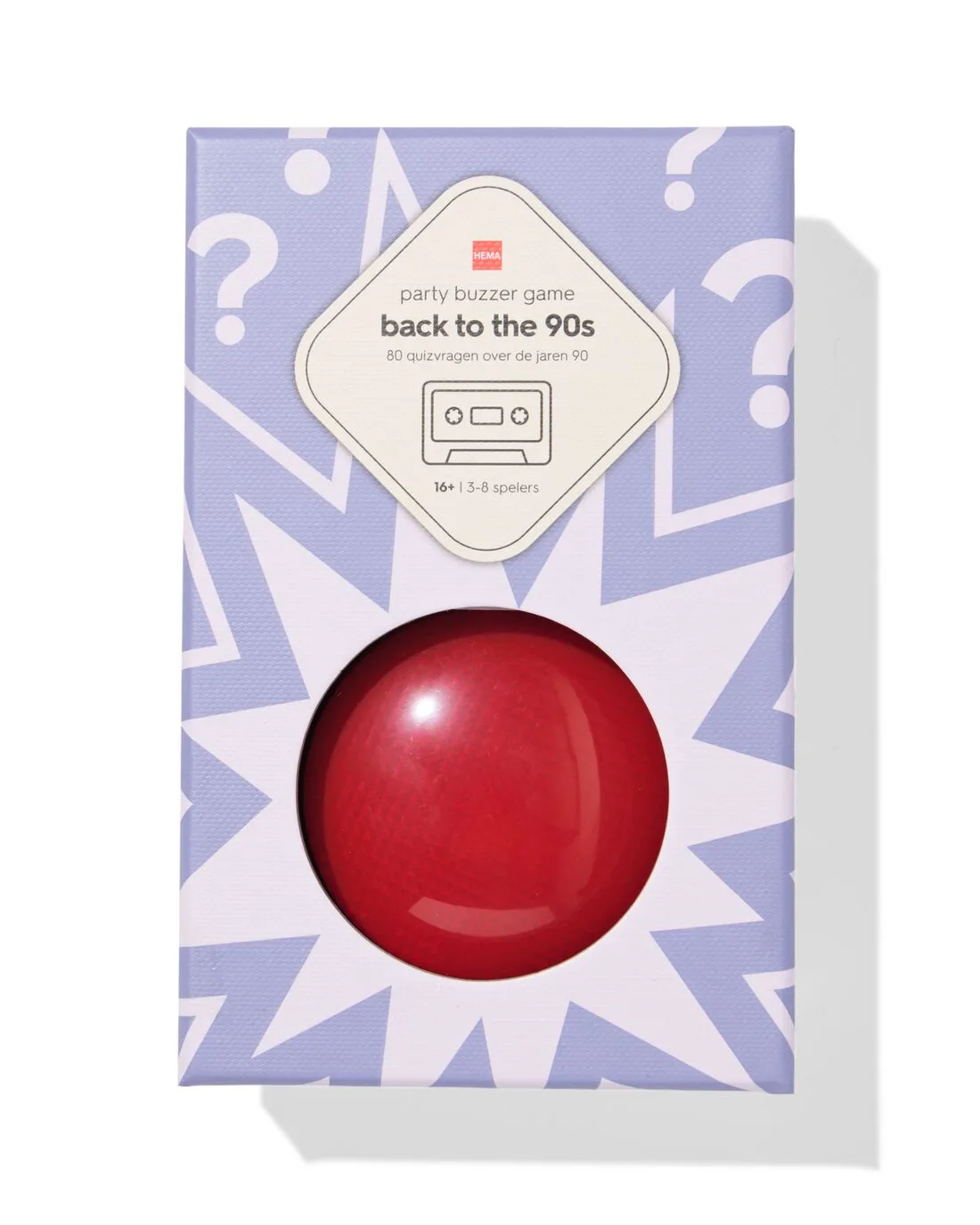 Pubquiz '90s met buzzer fra HEMA – produktbillede