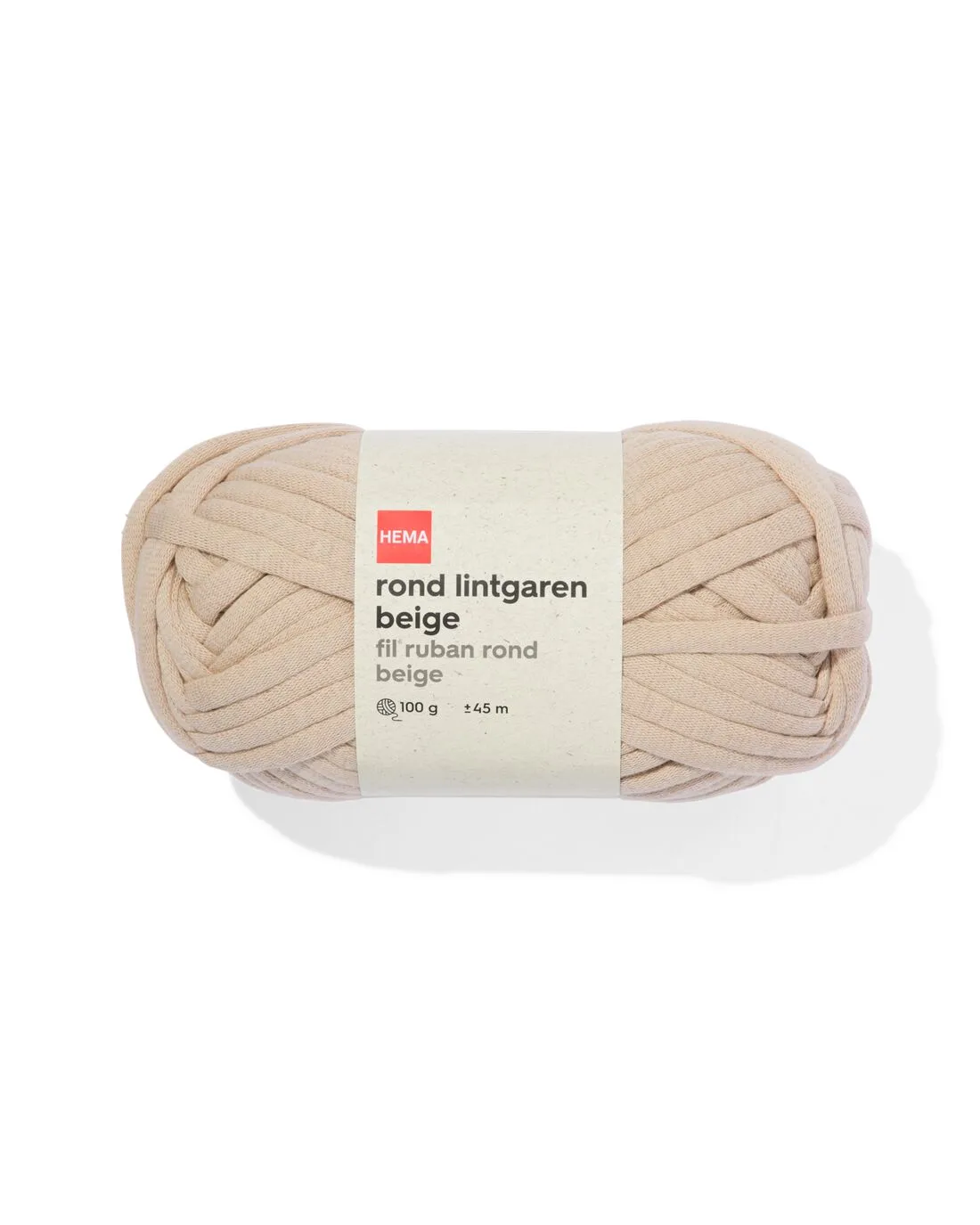 Rond lintgaren beige 100gram 45meter by HEMA – product photo